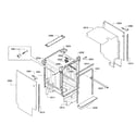 Bosch SPE5ES55UC/14 cavity & frame diagram