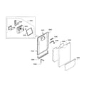 Bosch SPE5ES55UC/19 door assy diagram
