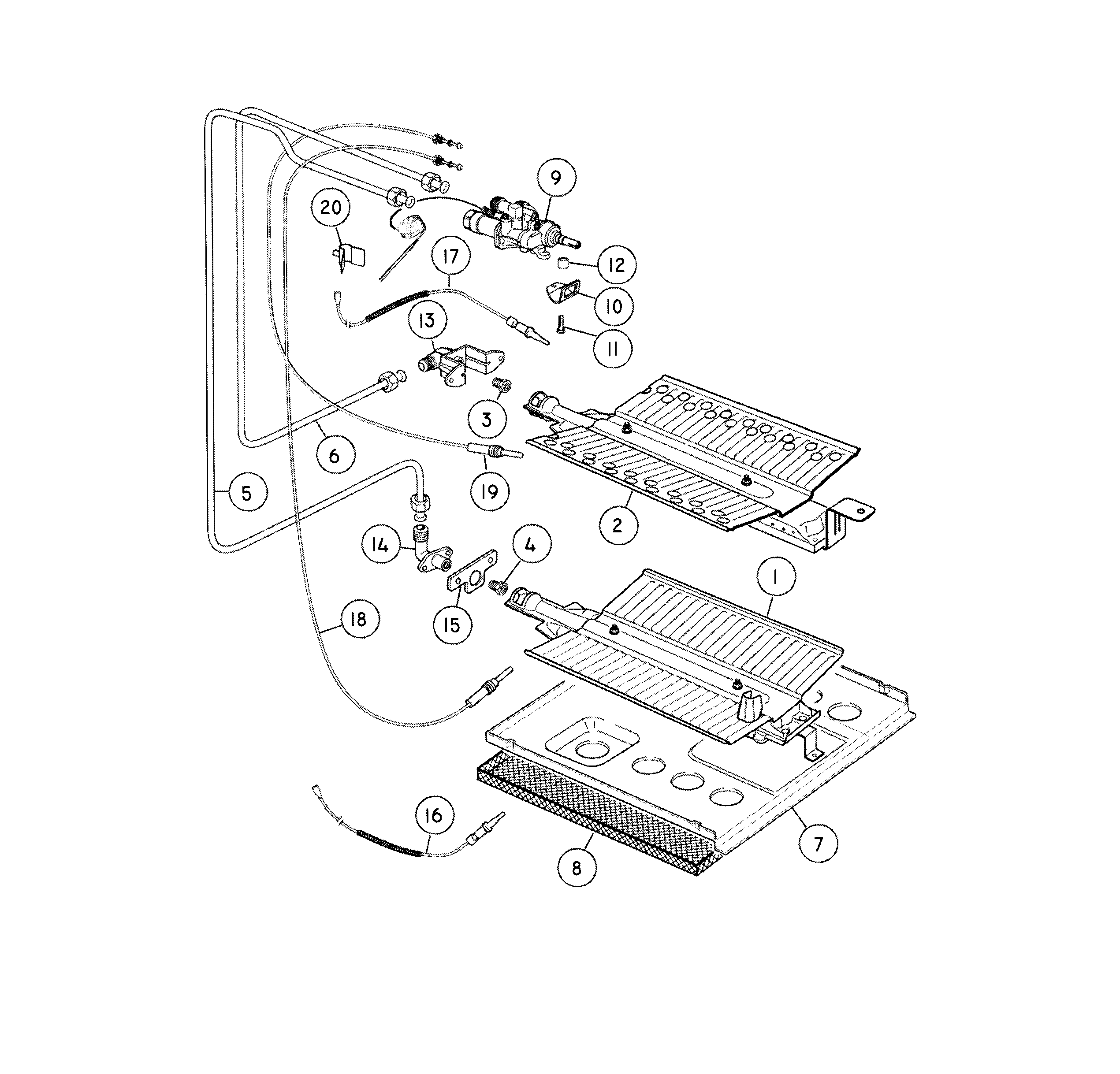 Fisher & Paykel OR24SDMBGX2-88654-A oven assy diagram