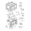 Fisher & Paykel OR36SDBGX2-88653-A chassis diagram