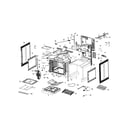 Samsung NX58H9950WS/AA-00 cabinet assy diagram