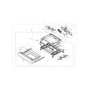 Samsung NX58H9950WS/AA-00 drawer assy diagram
