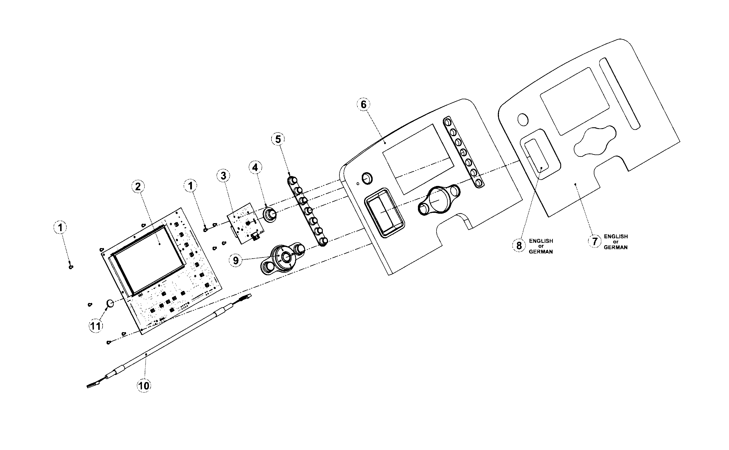 Life Fitness FTR-0000-01 console assy diagram