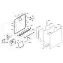 Bosch SHE8PT55UC/05 door assy diagram