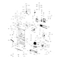 Samsung RFG238AARS/XAA-02 cabinet diagram