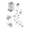 Samsung RF23HCEDTSR/AA-00 freezer diagram