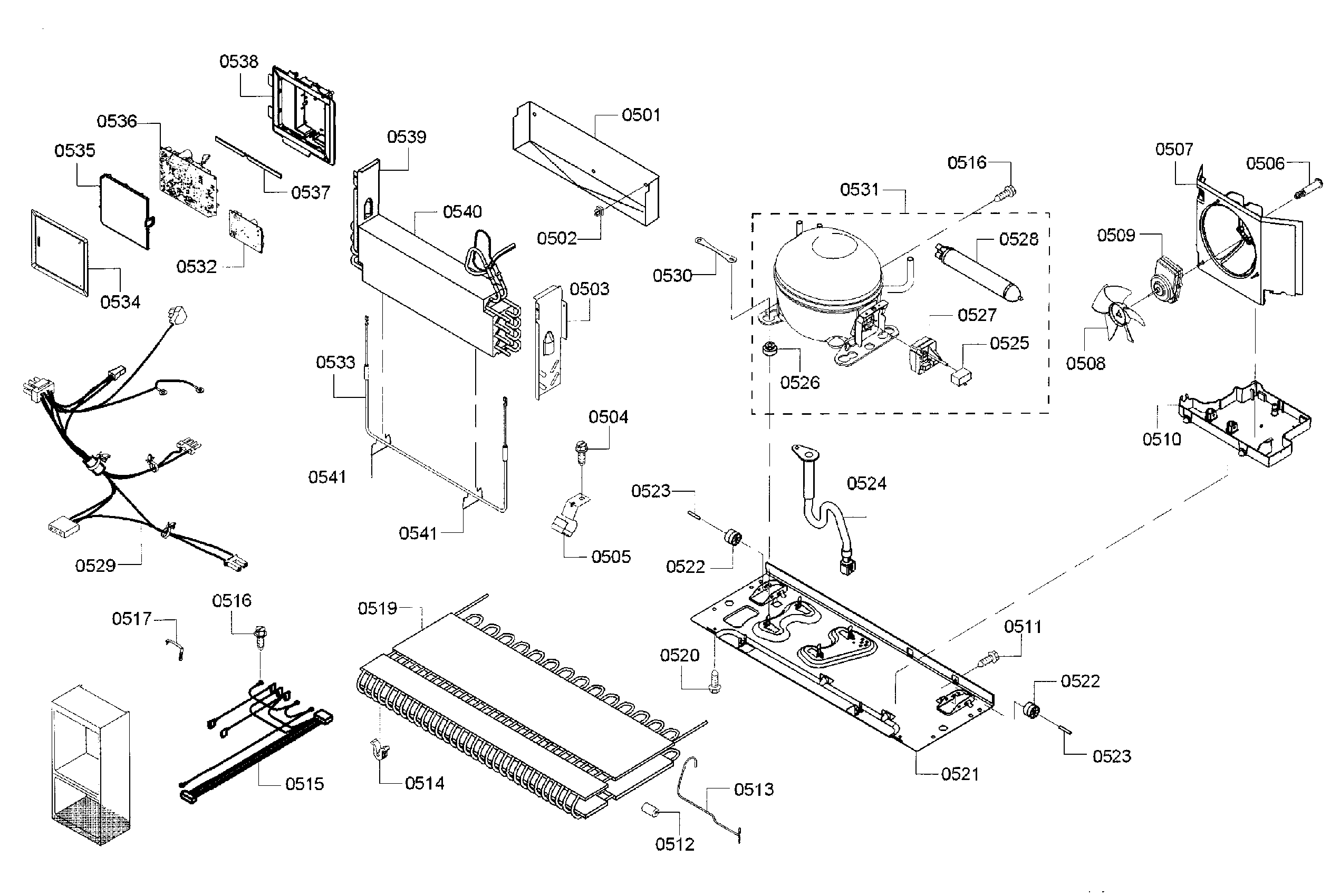 Bosch B22CT80SNS/01 compressor diagram