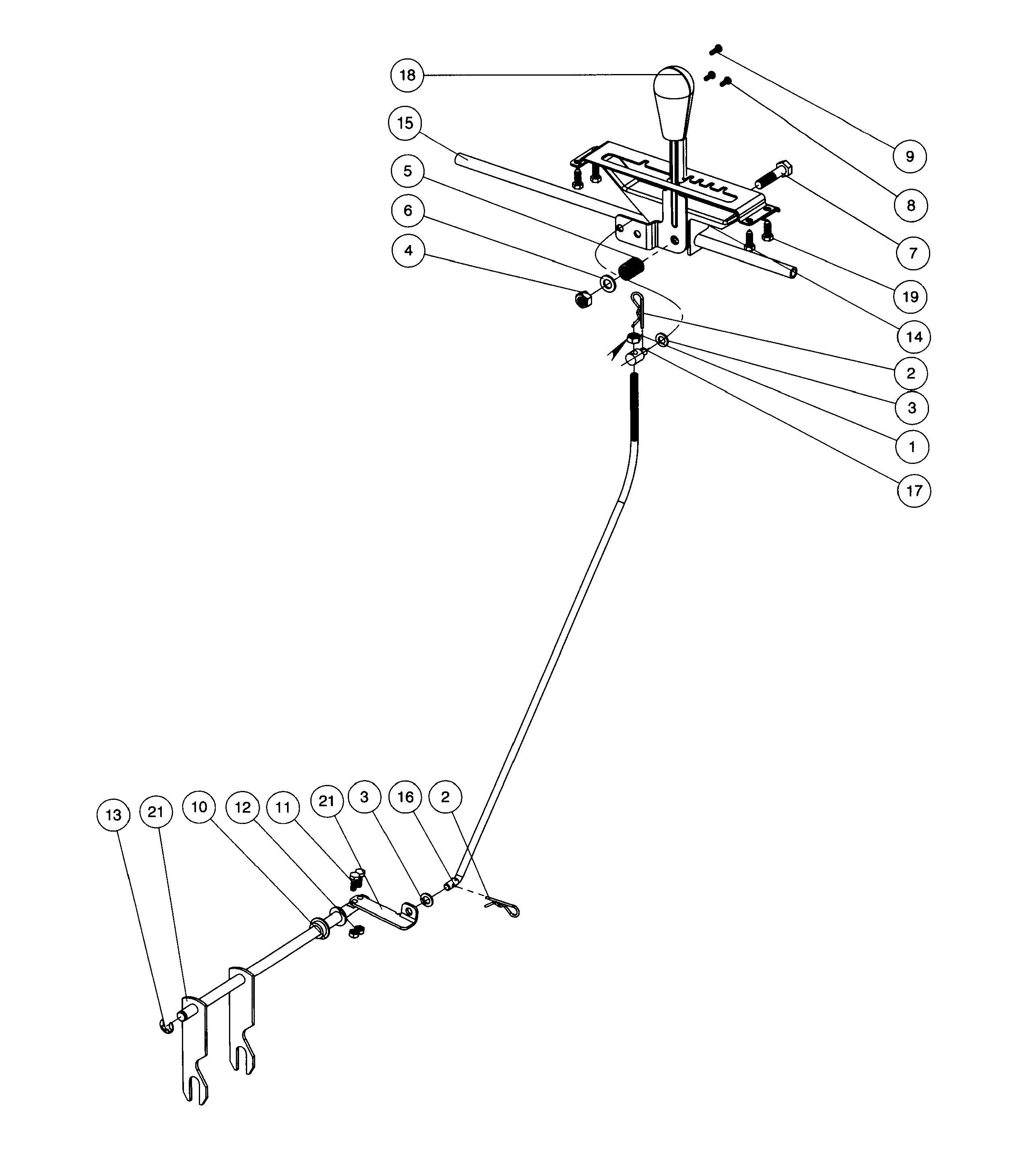 Steele SP-SB2621 shift yoke diagram
