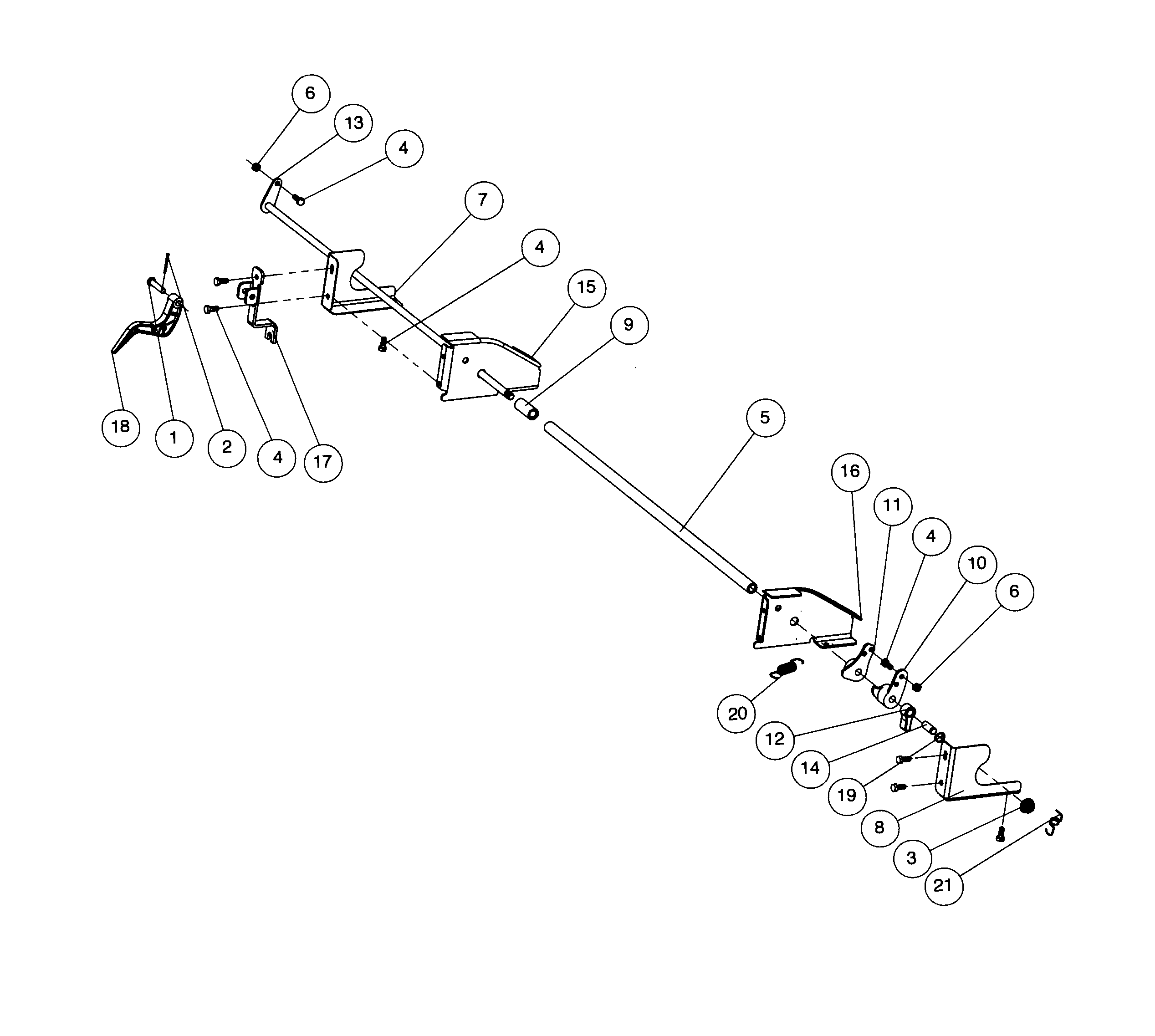 Steele SP-SB2621 auto lock parts diagram