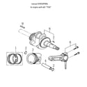Generac 006022-0 crankshaft & piston diagram