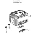 Generac 006022-0 muffler diagram