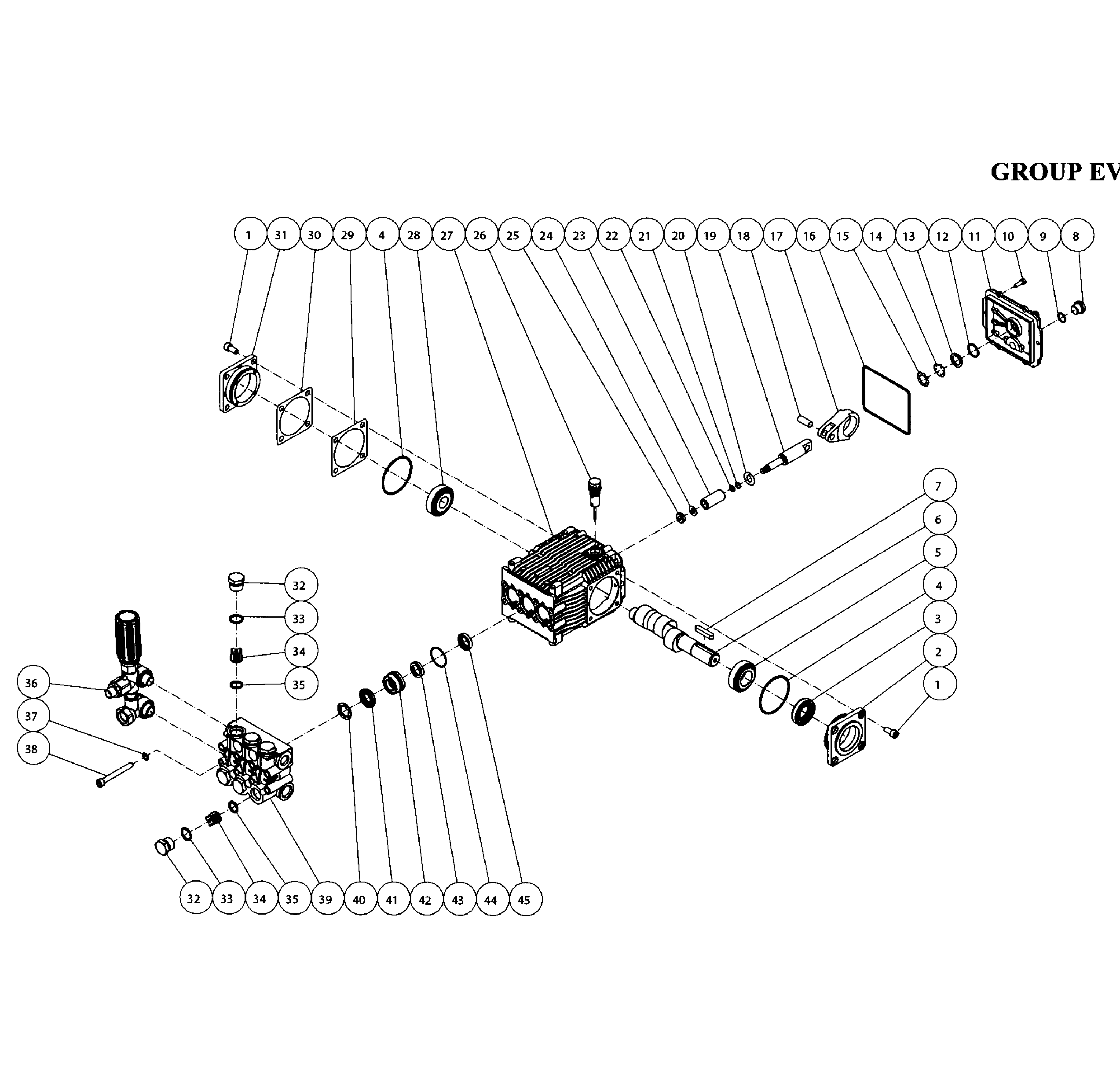 Generac 006230-0 pump diagram