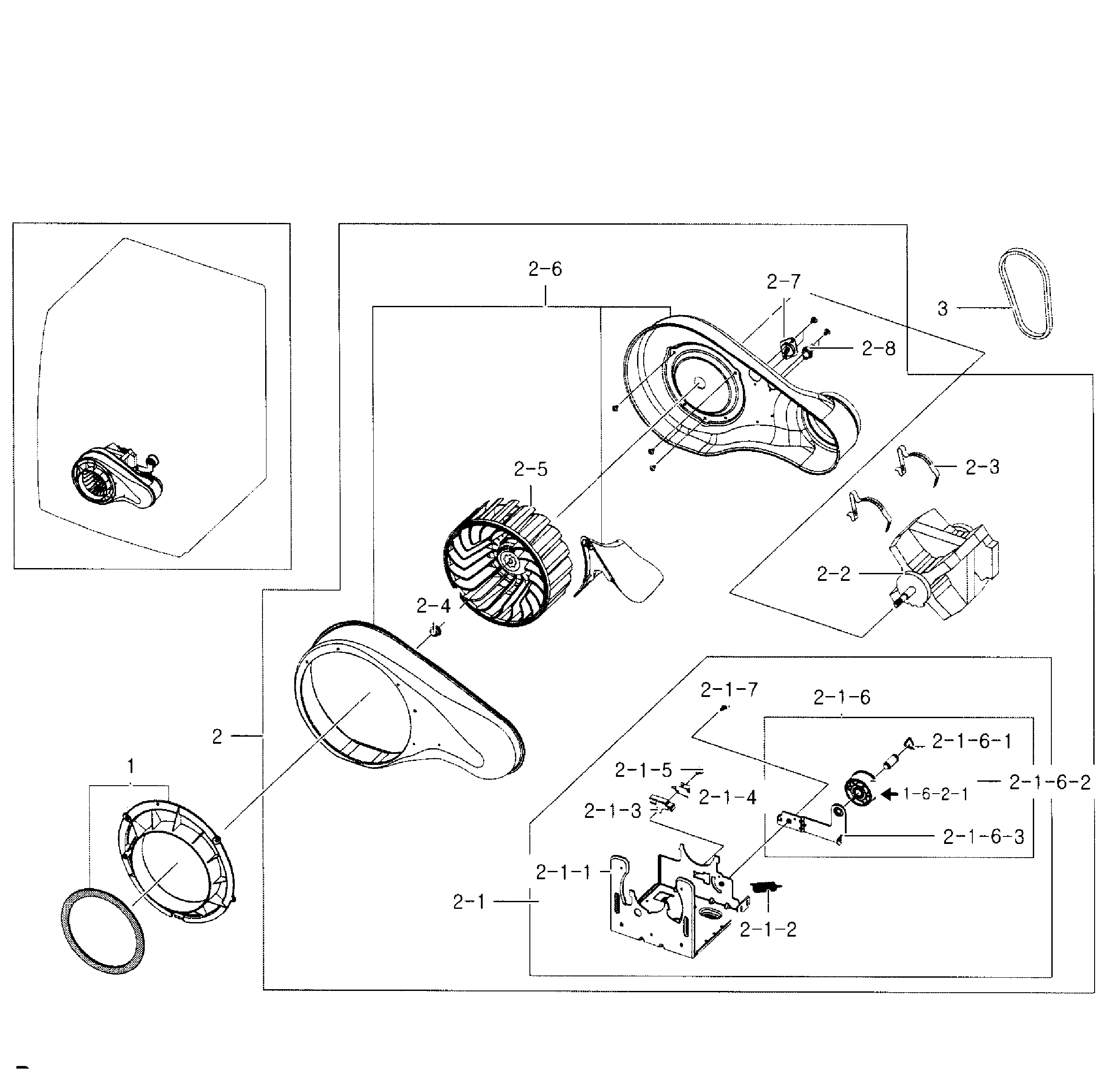 Samsung DV331AER/XAA-01 motor diagram