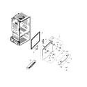 Samsung RF30HDEDTSR/AA-04 freezer door diagram