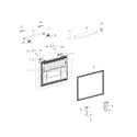 Samsung RFG237AAWP/XAA-03 freezer door diagram