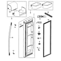 Samsung RF268ACRS/XAA-00 fridge door r diagram