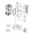Samsung RF28HFEDTSR/AA-03 fridge door l diagram