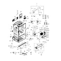 Samsung RF323TEDBBC/AA-02 cabinet diagram