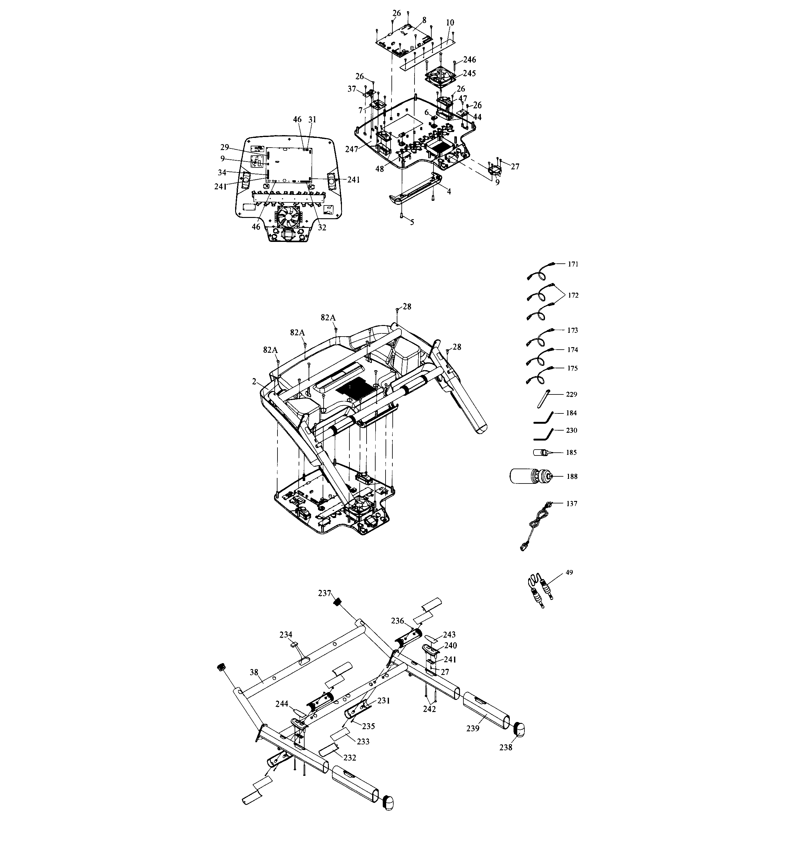 Bladez T500I control panel diagram