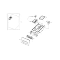 Samsung WF210ANW/XAA-04 drawer diagram