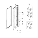 Samsung RH25H5611SR/AA-00 door-inner-fridge diagram
