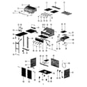 Kenmore RB2818TN grill assy diagram