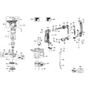 DeWalt D25601K TYPE 1 motor & handle diagram