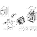 Samsung WF405ATPASU/A2-00 main assy diagram