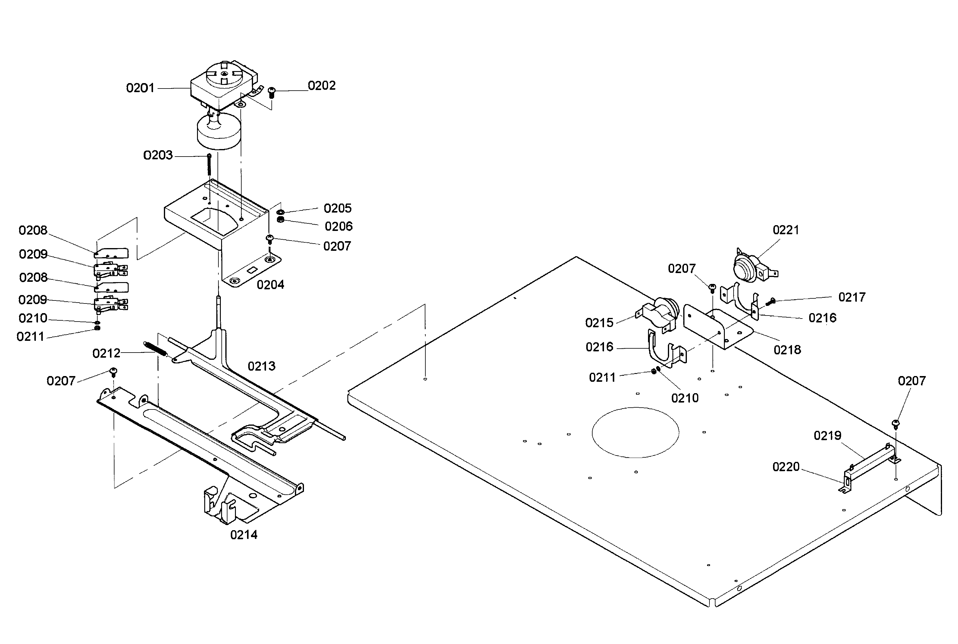 Bosch HBL745AUC/02 latch diagram