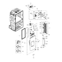 Samsung RF28HMEDBSR/AA-04 refrigerator door l diagram