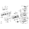 DeWalt D25763K TYPE 1 rear assy diagram