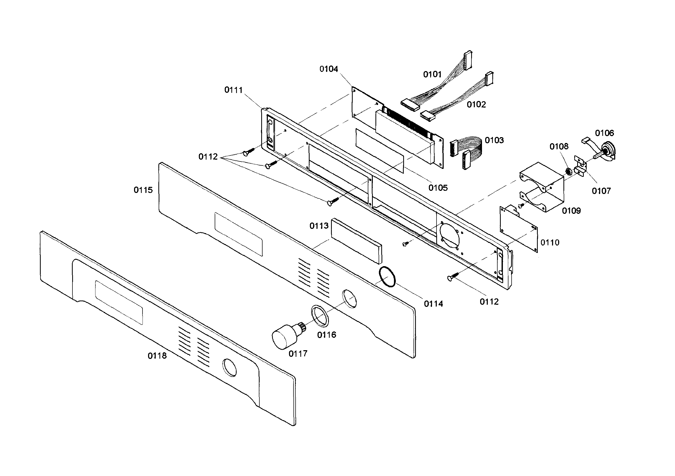 Bosch HBL752AUC/02 control panel diagram