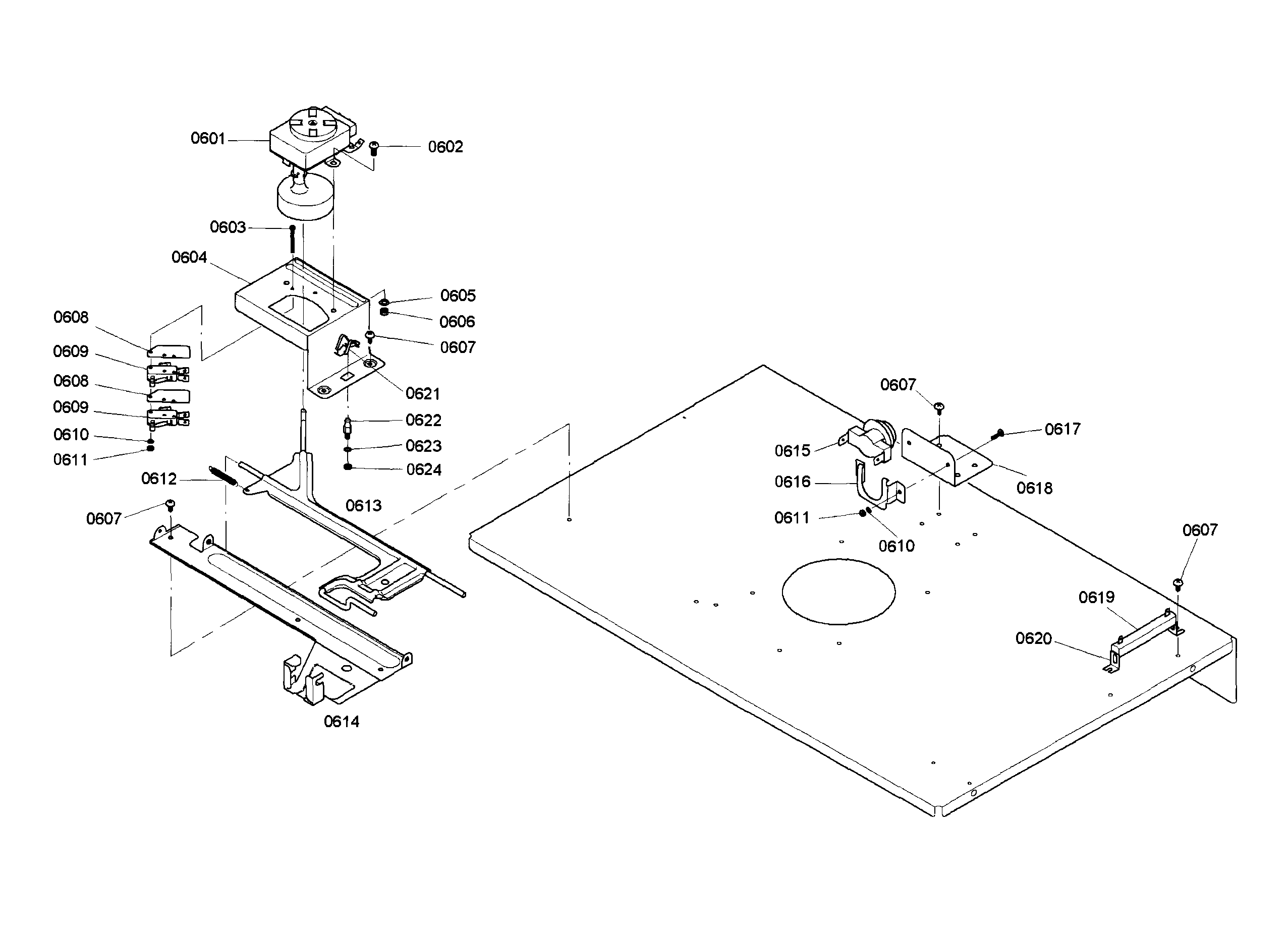 Bosch HBL752AUC/02 latch diagram