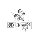 Generac 006673-0 crankshaft & piston diagram