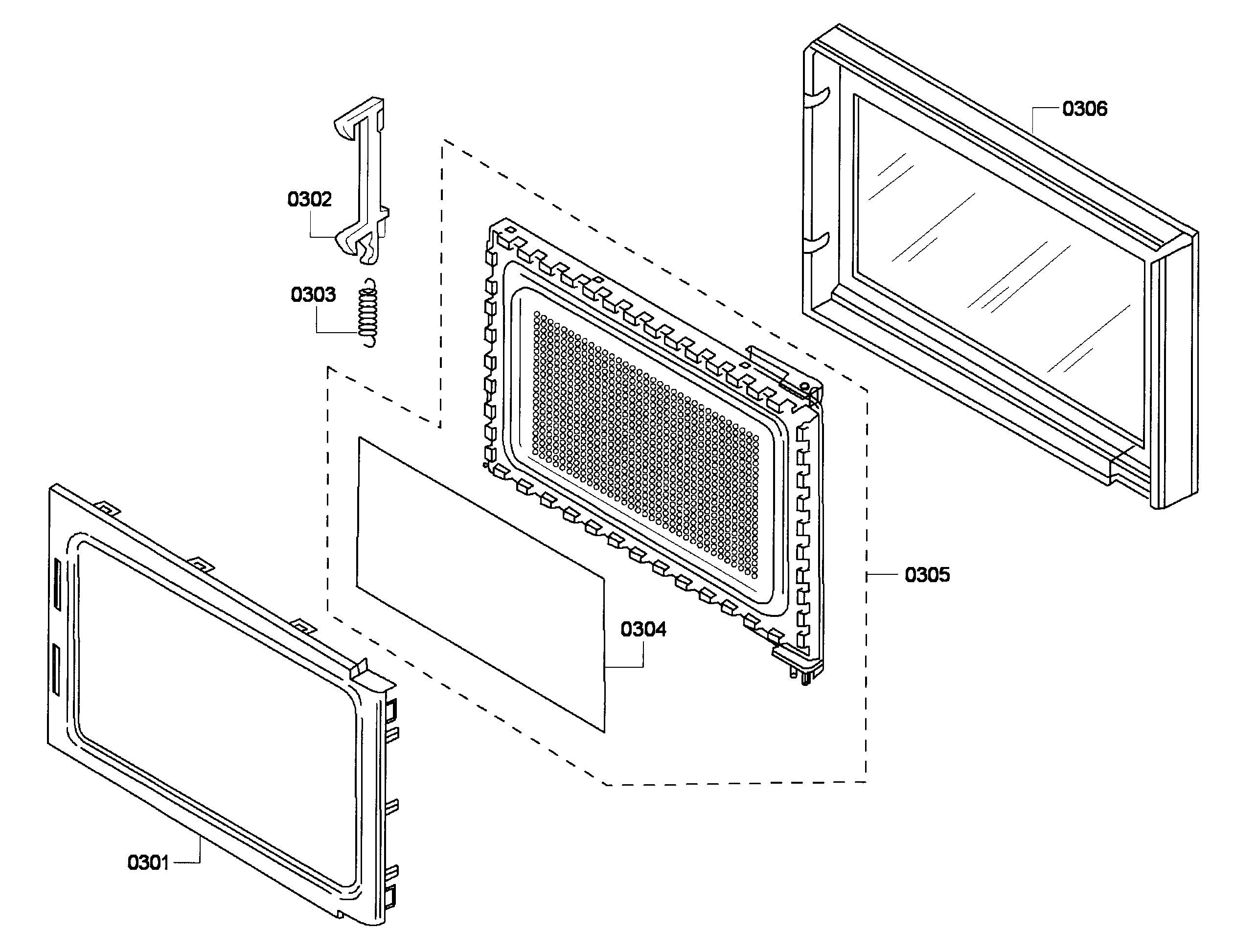 Bosch HBL5720UC/06 door diagram