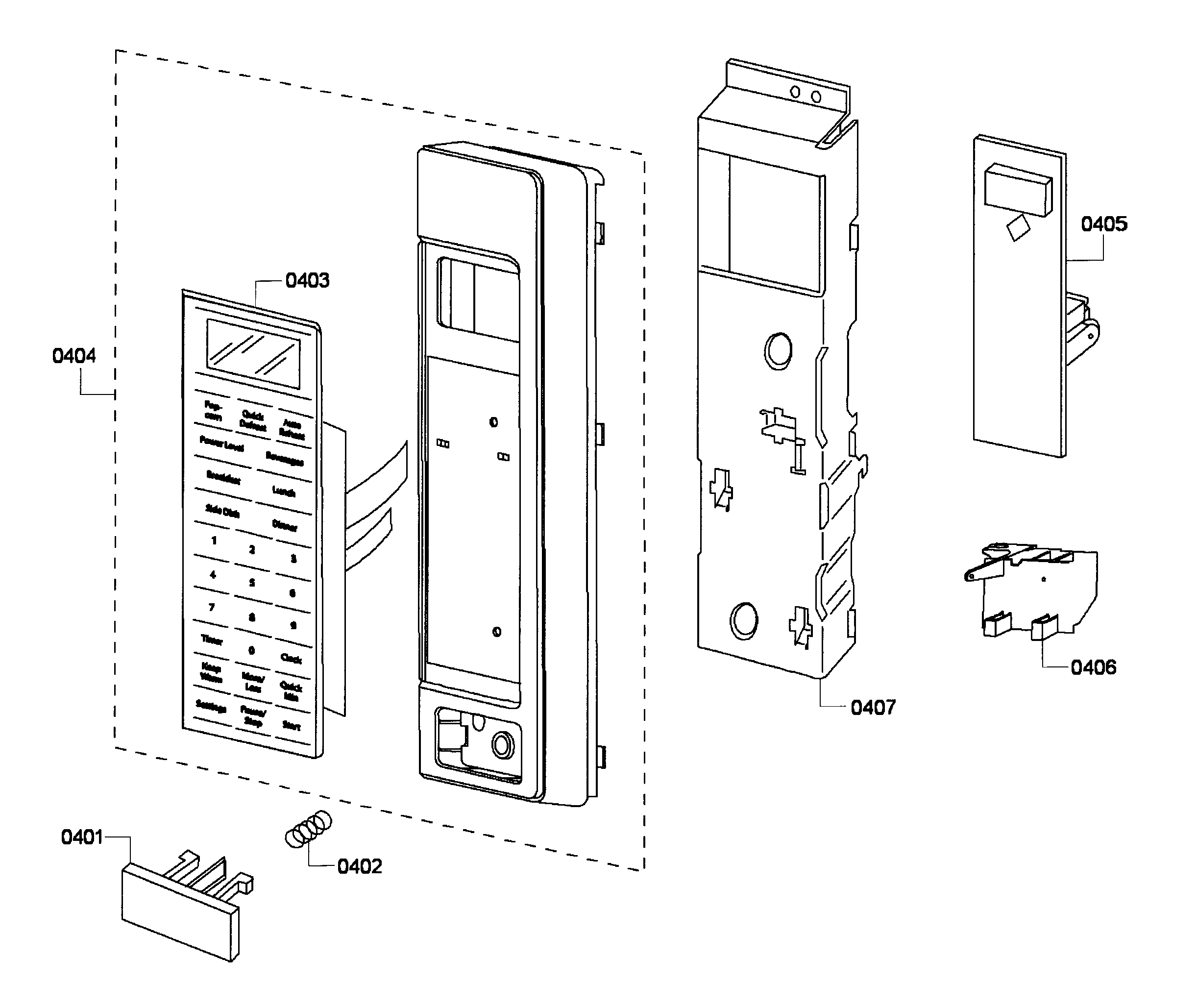 Bosch HBL5720UC/06 control panel diagram