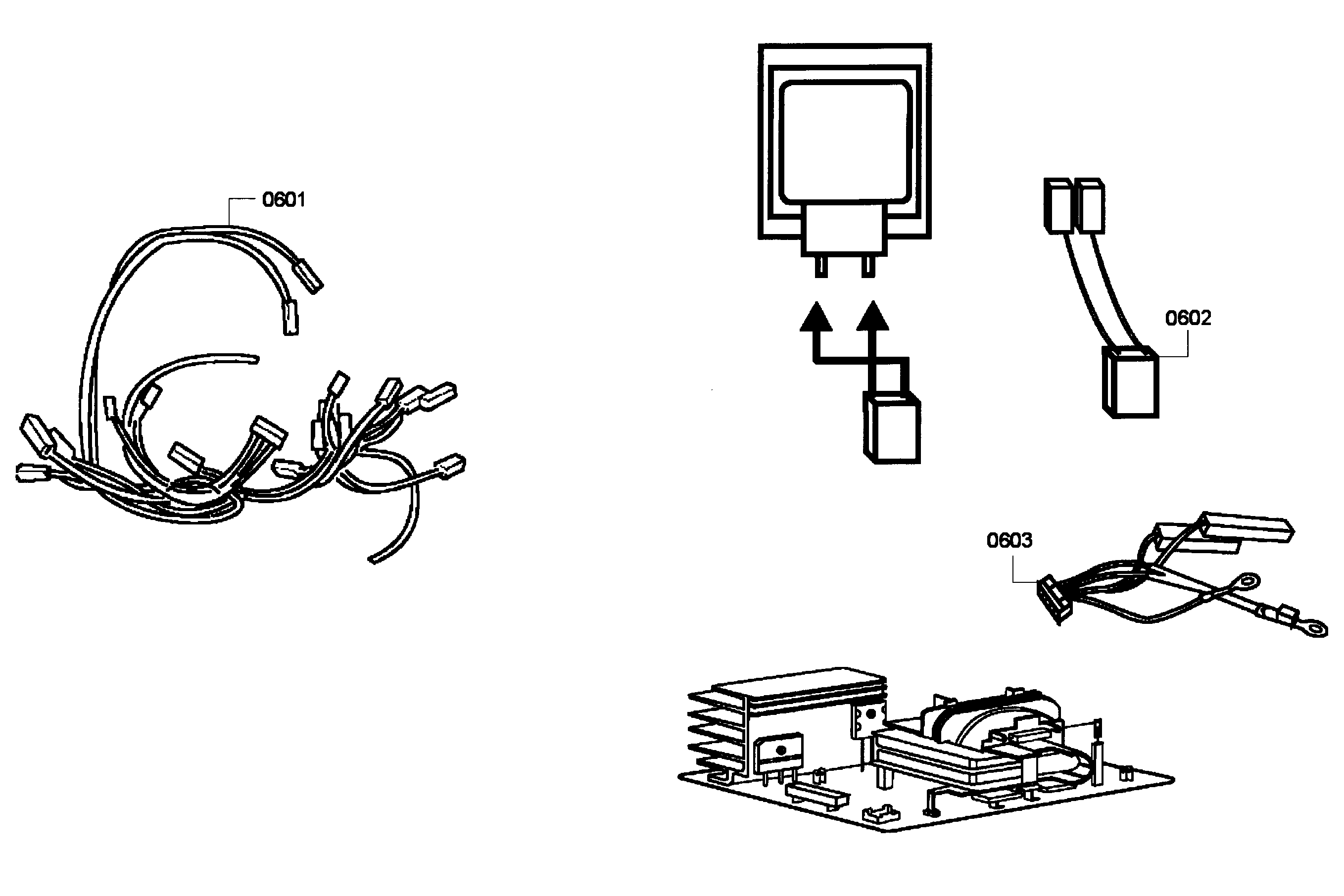 Bosch HBL5720UC/06 cable harness diagram