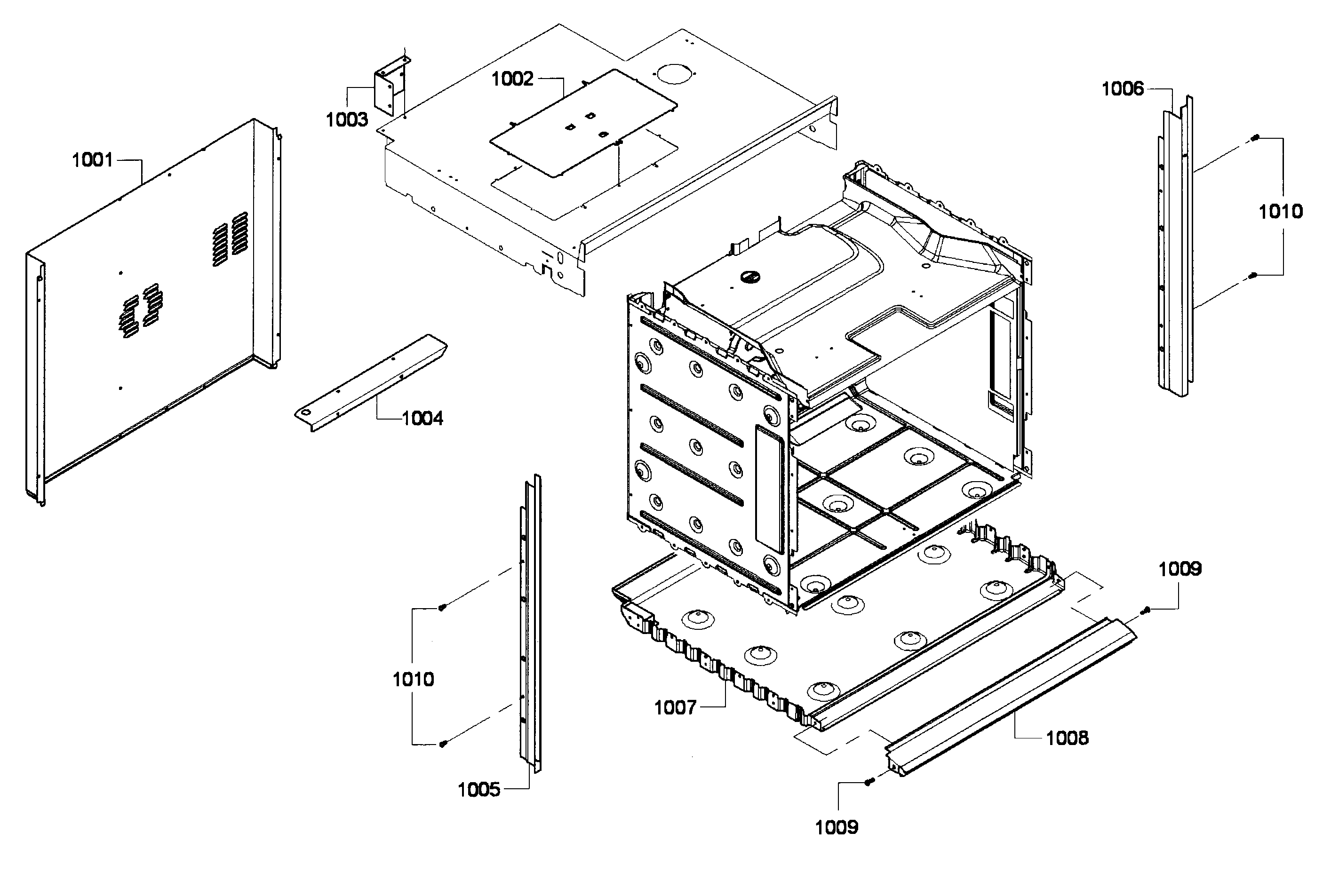 Bosch HBL5720UC/06 base & frame diagram