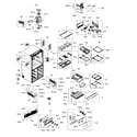 Samsung RF34H9960S4/AA-01 fridge diagram