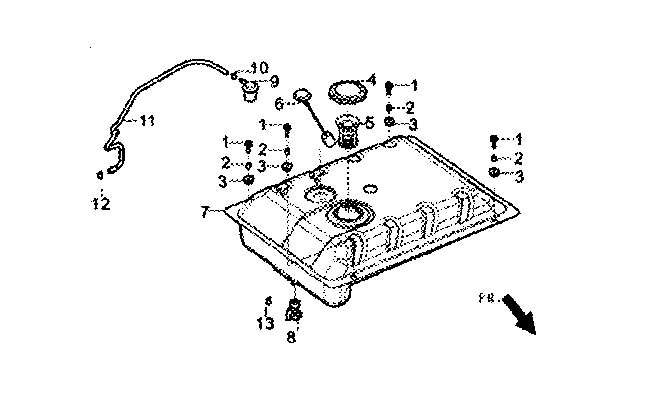 Generac 005939-5 fuel tank diagram