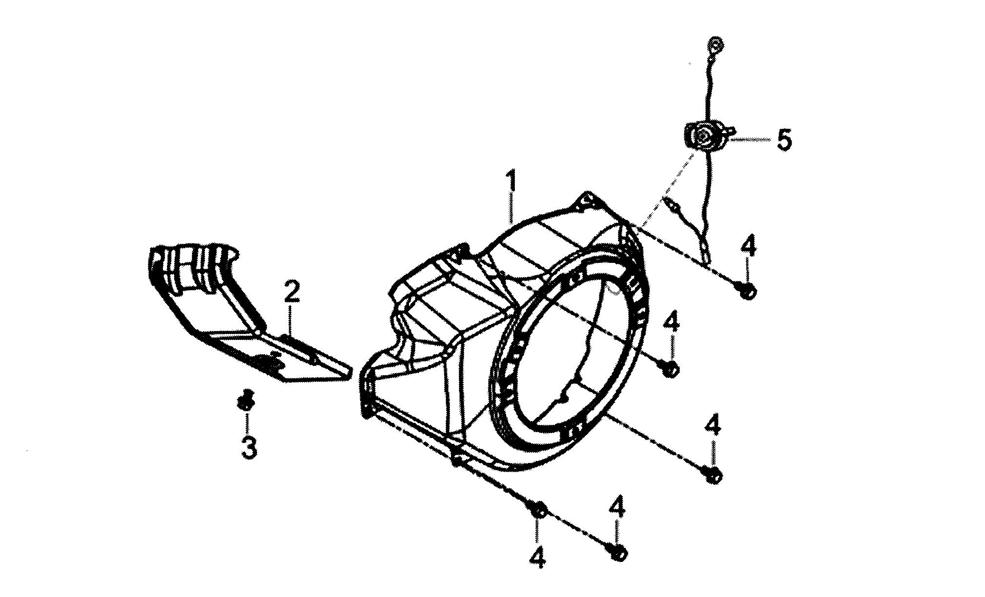 Generac 005939-5 shroud diagram