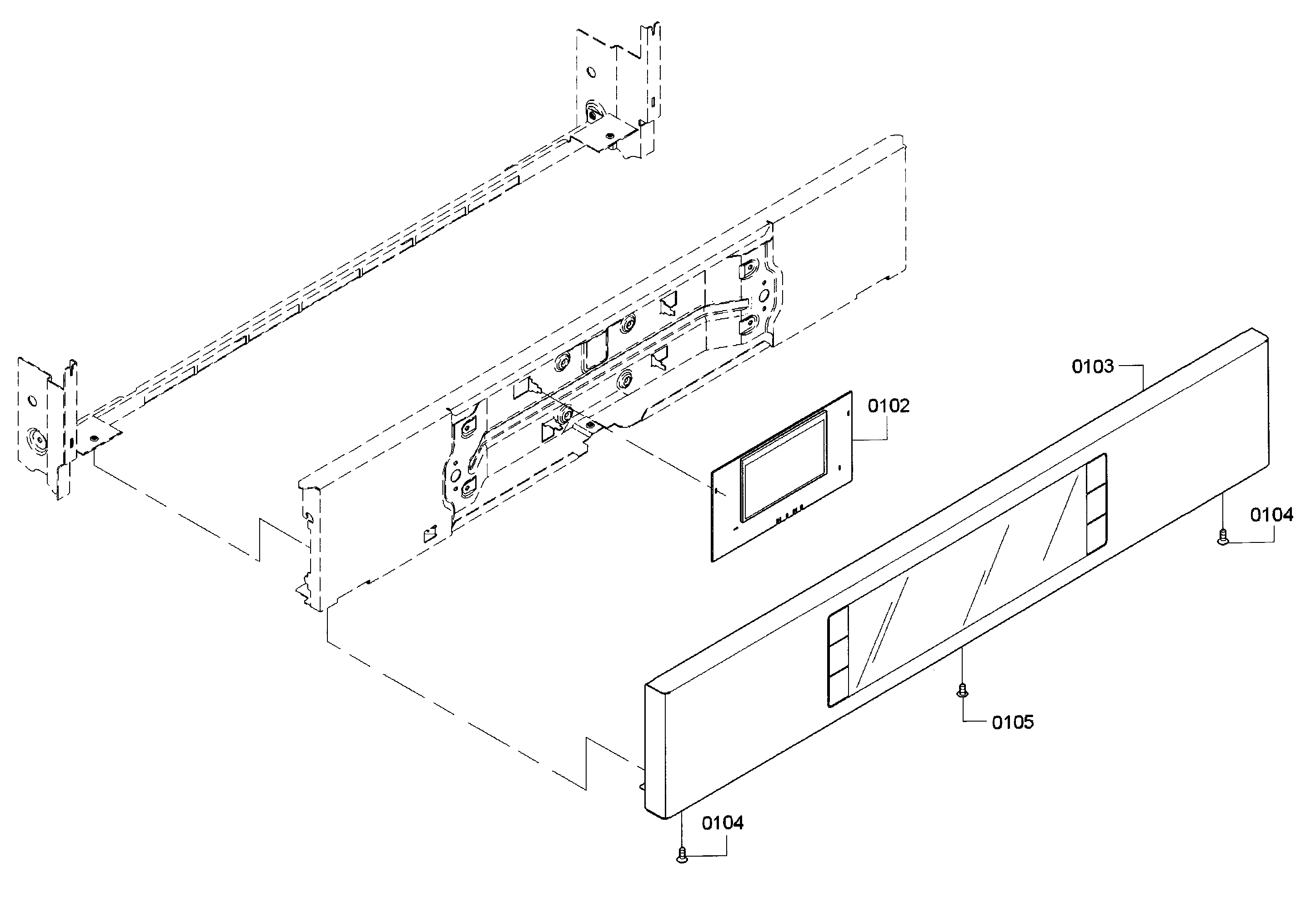 Bosch HBLP651RUC/01 control panel diagram