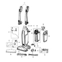 Hoover FH40165 main assy diagram