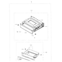 Samsung NE59J3420SB/AA-01 drawer diagram