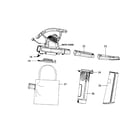Black & Decker BV3100 TYPE 1 blower assy diagram