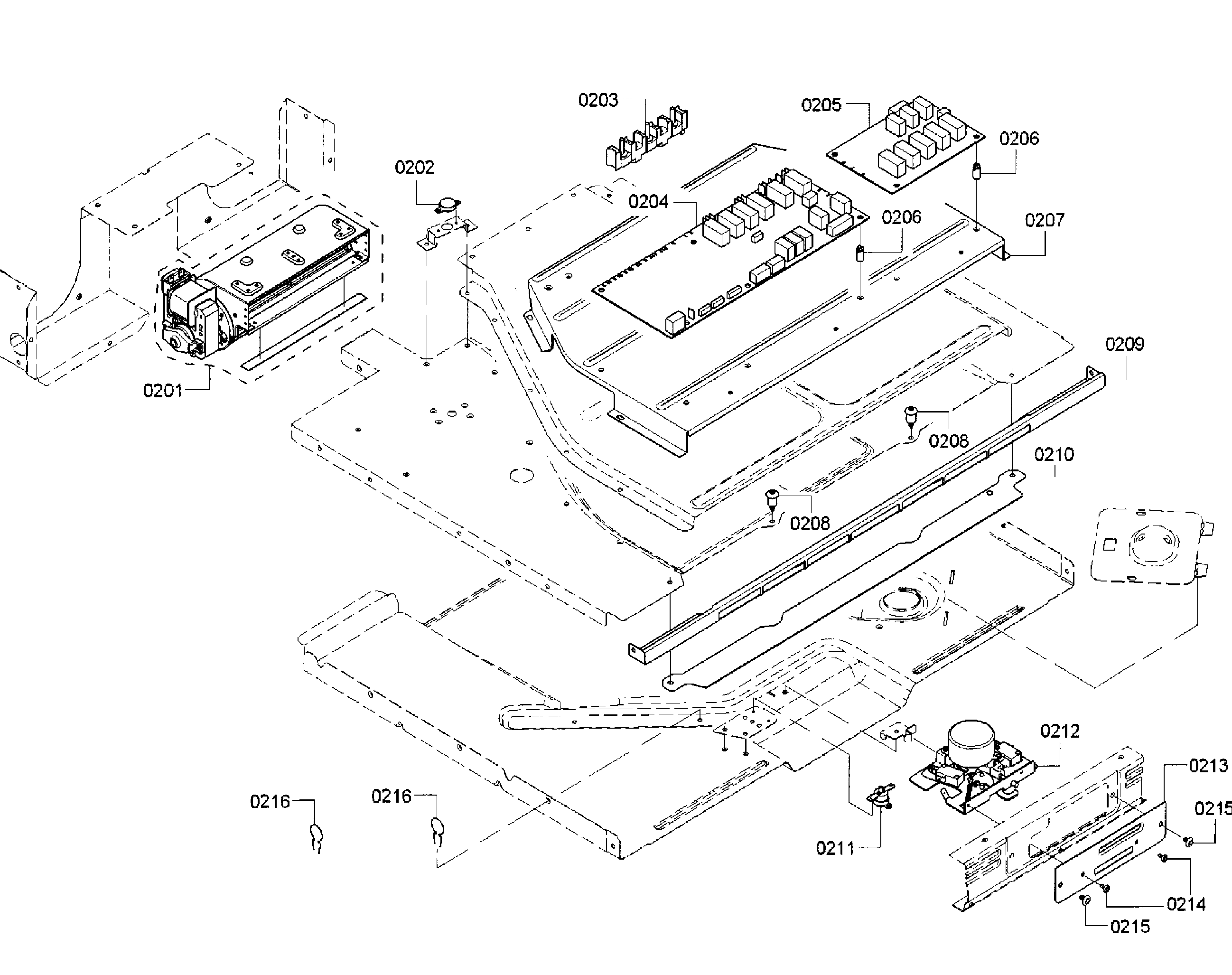 Bosch HBLP651LUC/01 control panel diagram