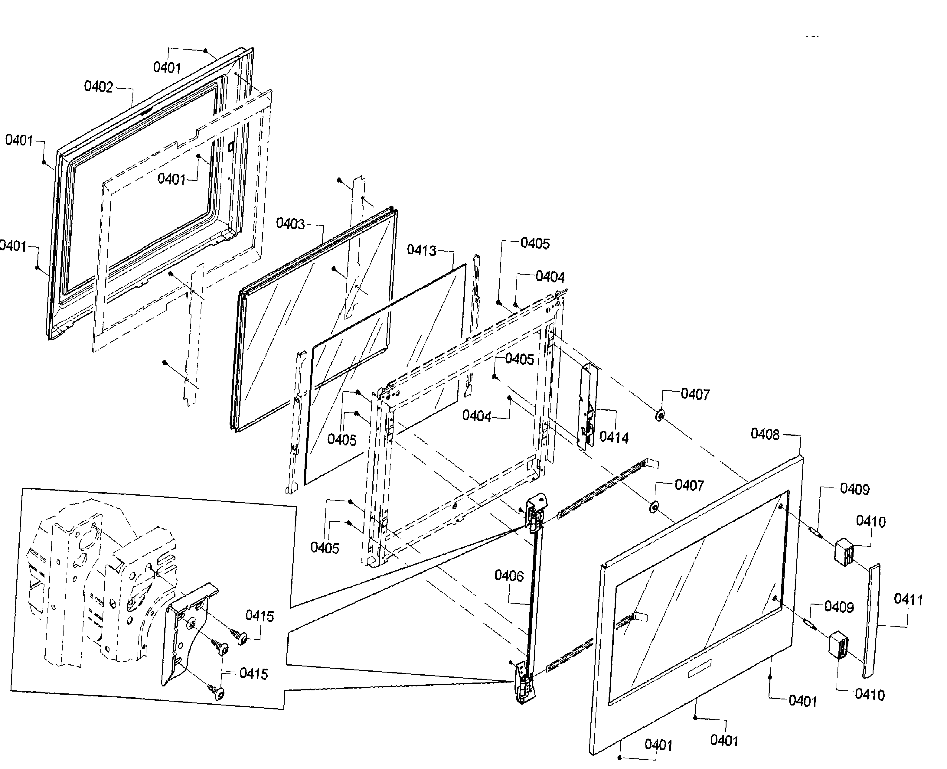 Bosch HBLP651LUC/01 cavity 1 diagram