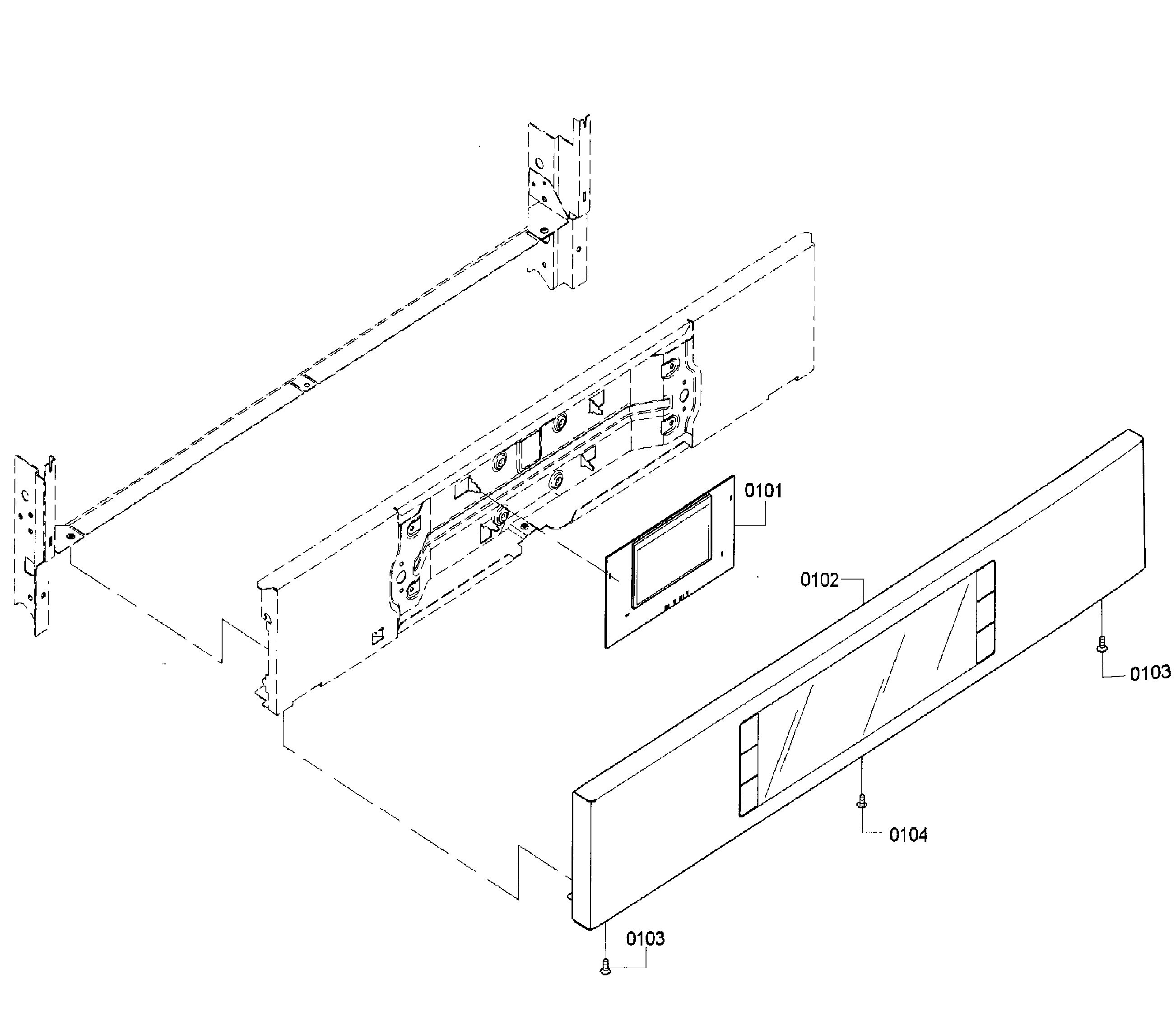 Bosch HSLP451UC/01 control panel diagram