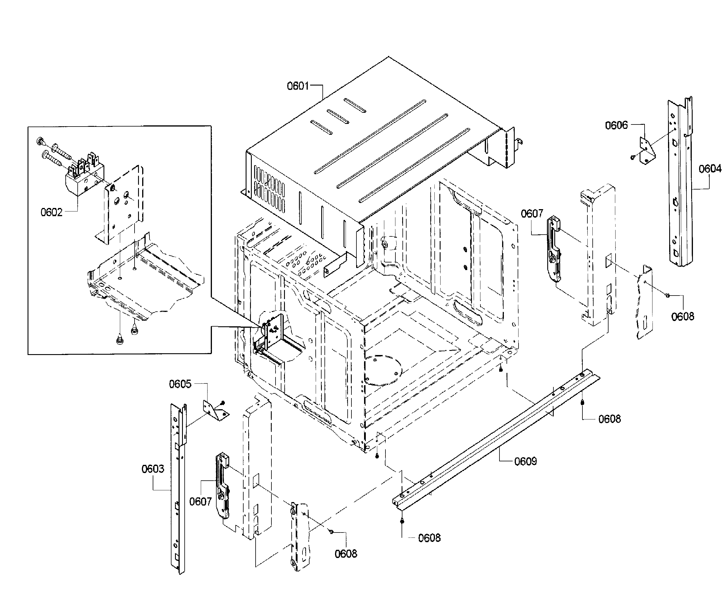 Bosch HSLP451UC/01 frame diagram