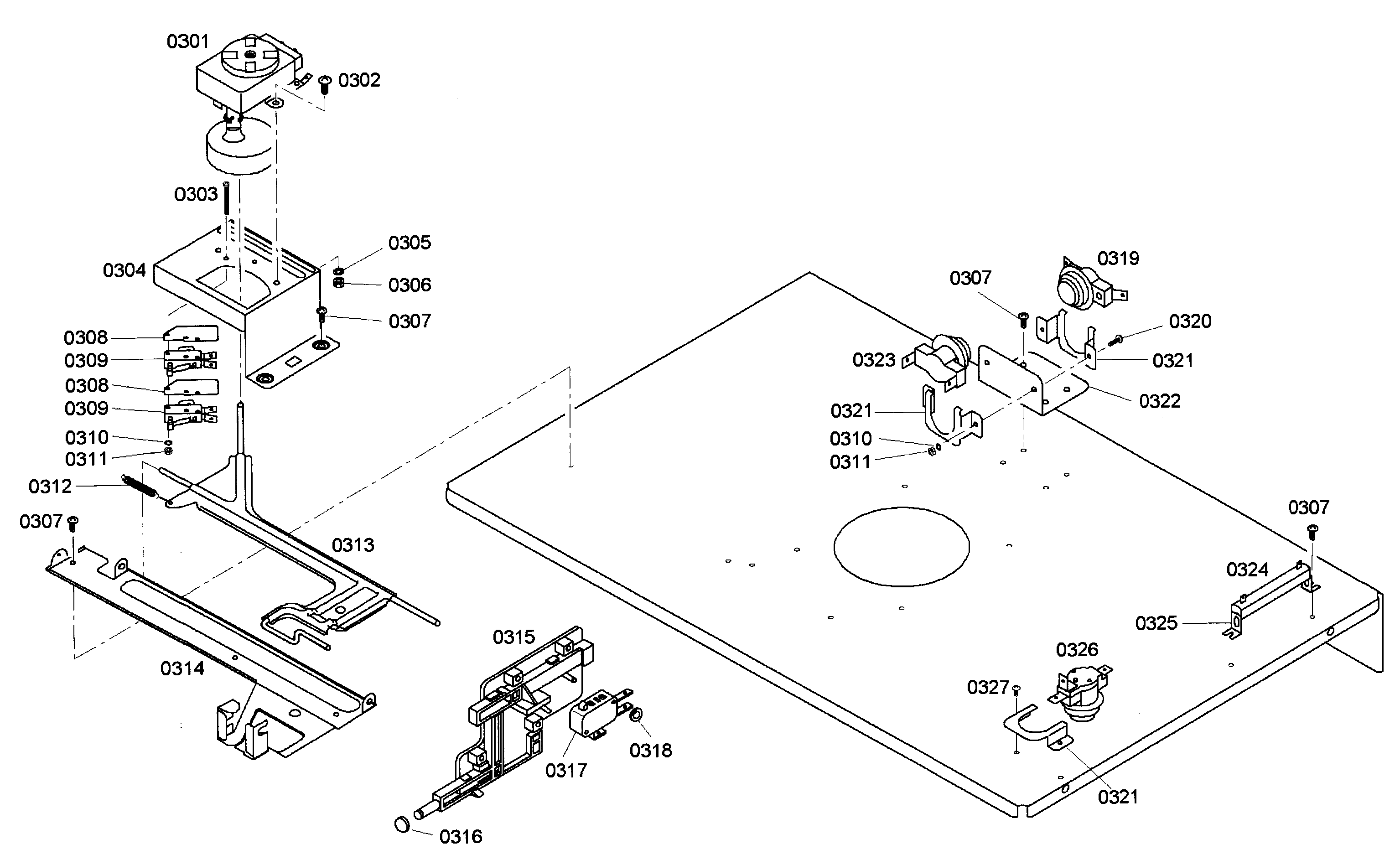 Bosch HBN642AUC/01 latch diagram